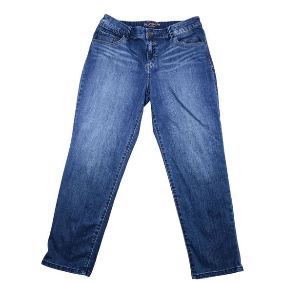 Chico's -1161 Platinium Skimmer Jeans‎ Women's size 1.5 - 10 - Medium - Picture 1 of 9